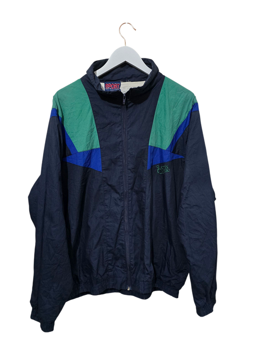 90s Vintage Sports Classic Trackjacke | L–XL Oversized - Boxy